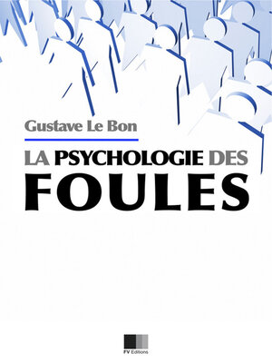 cover image of La psychologie des foules